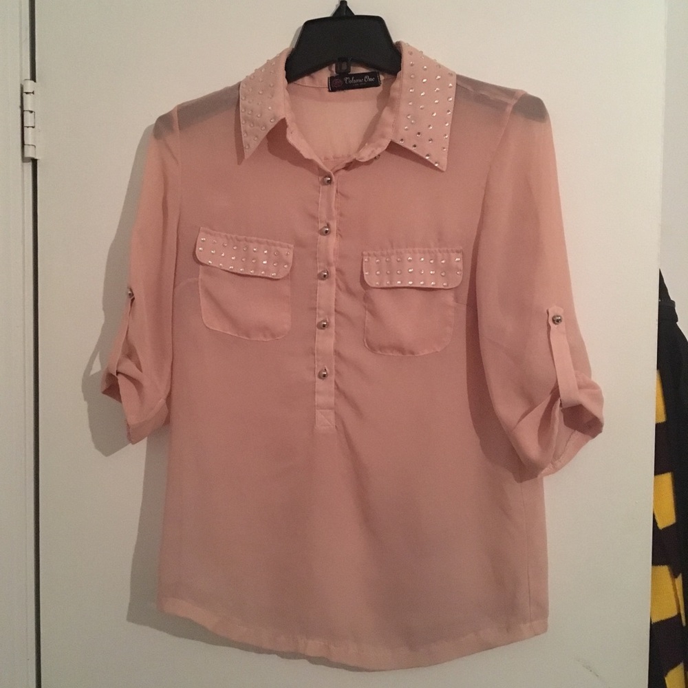 Sheer Pink Top